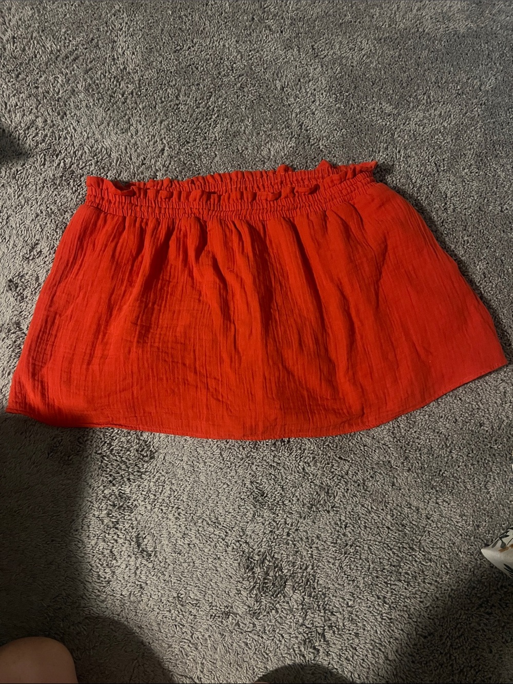 Old Navy Red/Orange Skirt with built in shorts